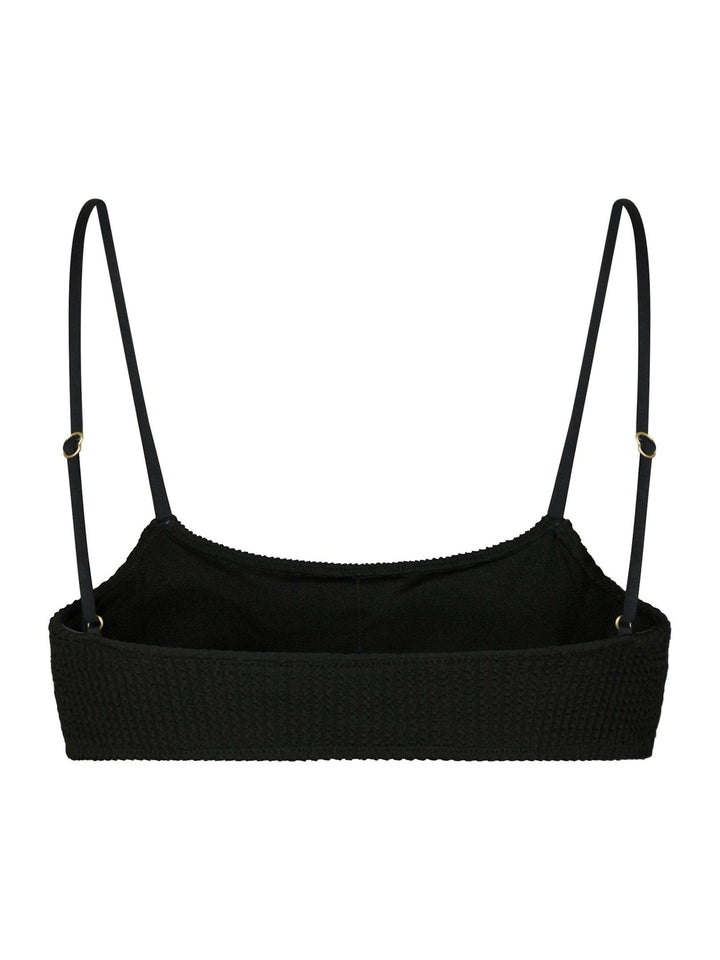 Skin Sand Crepe Swim Top Black