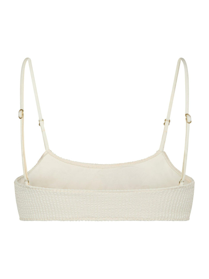 Skin Sand Crepe Swim Top Ivory