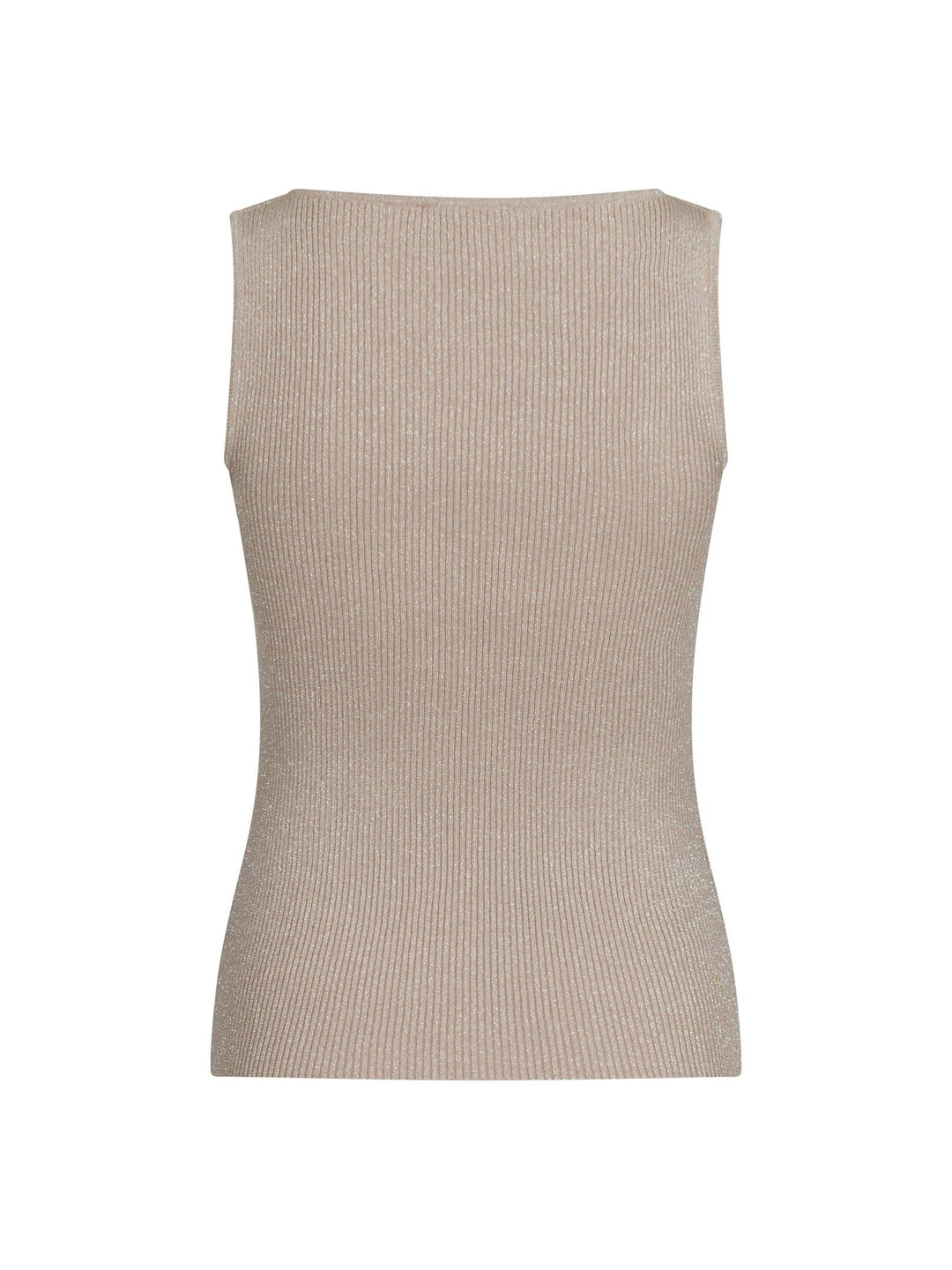 Talia Glitter Knit Top Sand
