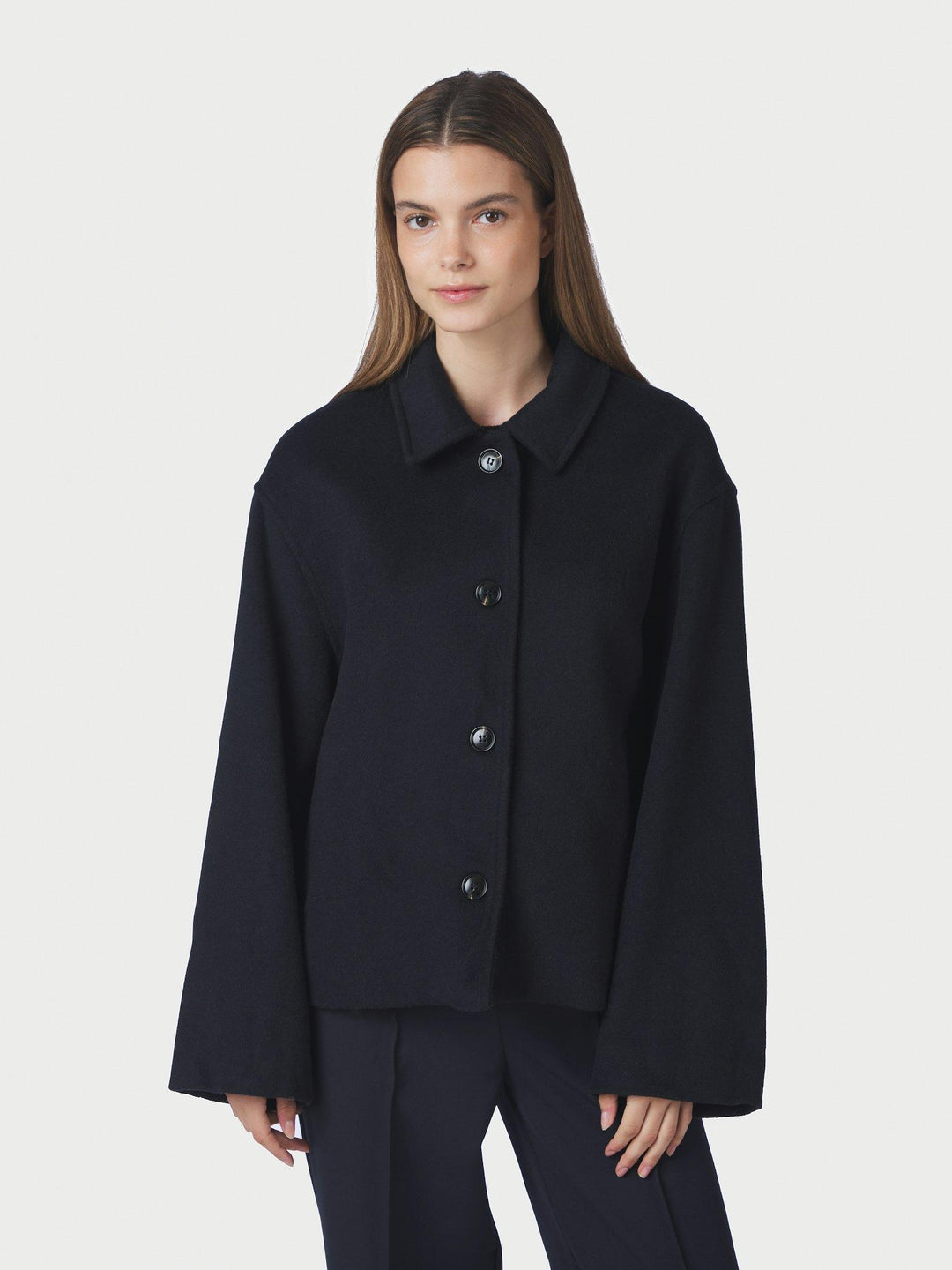 Hamra Wool Jacket Navy
