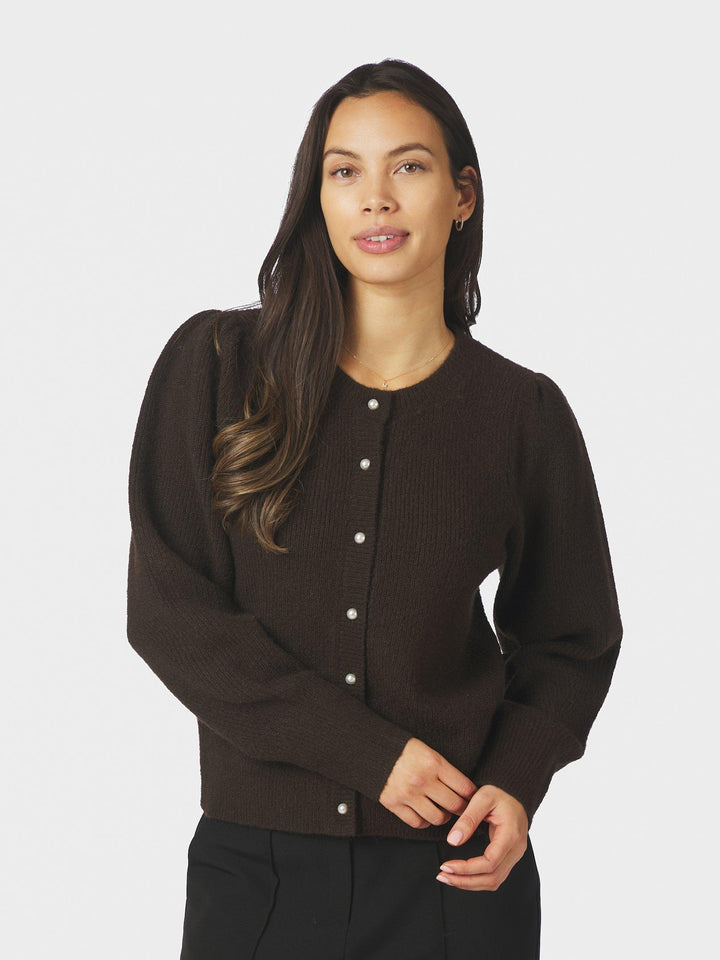 Nuna Knit Cardigan Brown