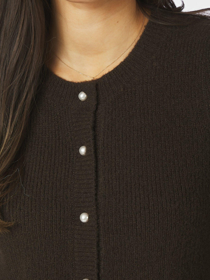 Nuna Knit Cardigan Brown