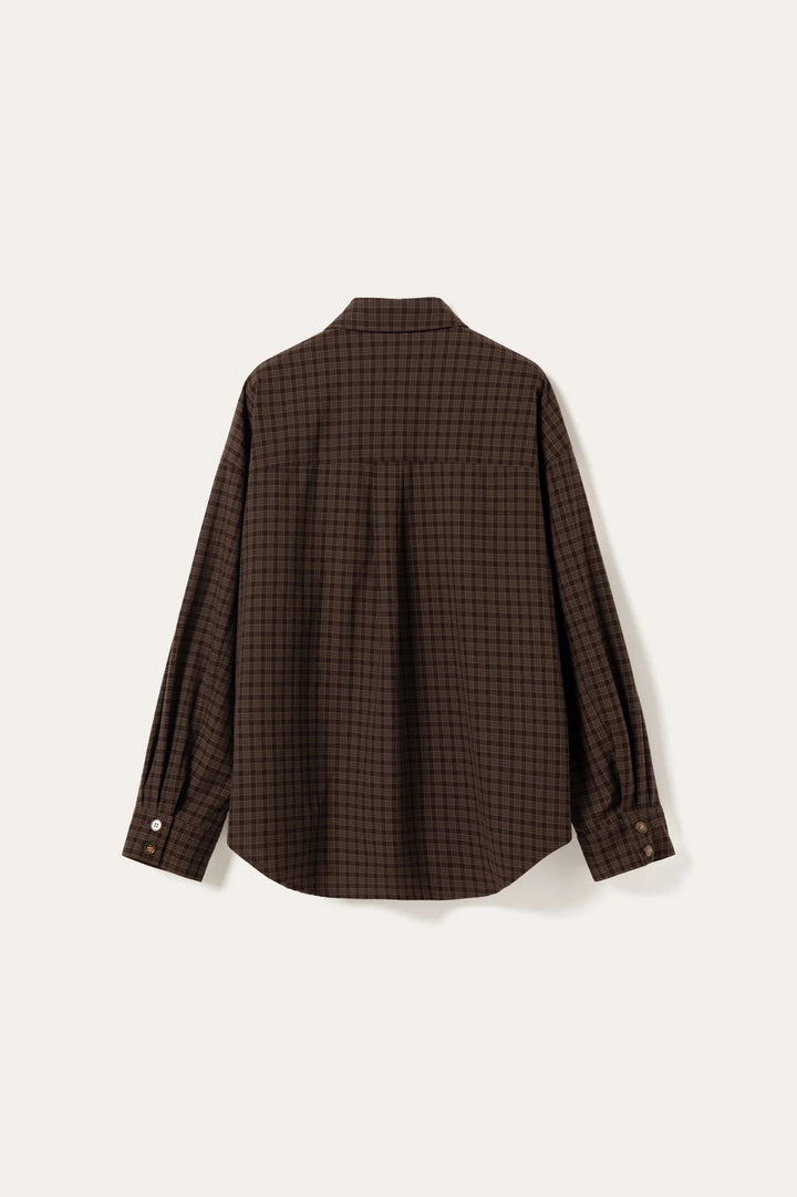 Lisa Shirt Devana Brown Check