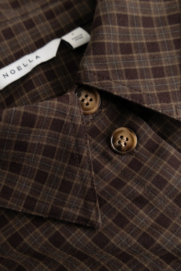 Lisa Shirt Devana Brown Check