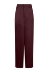 Emmett Heavy Sateen Pants Burgundy