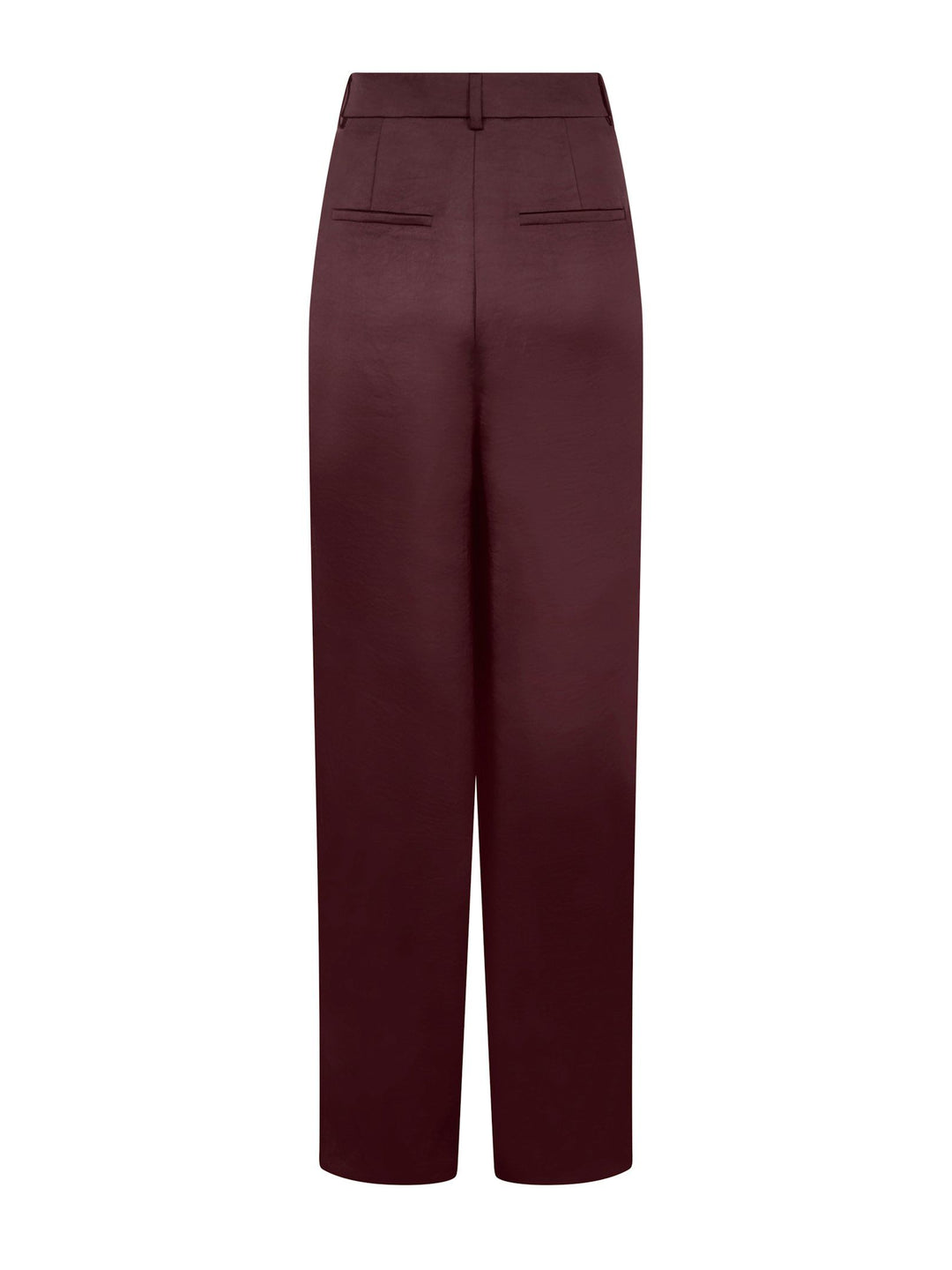 Emmett Heavy Sateen Pants Burgundy