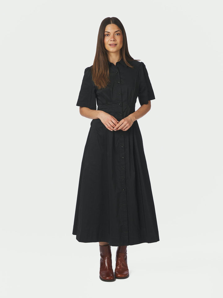 Baia Poplin Dress Black