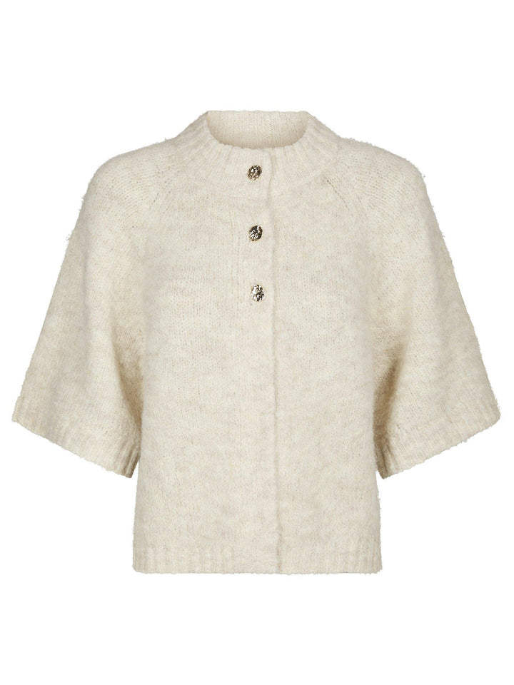 Benuta Fluffy Knit Cardigan Ivory