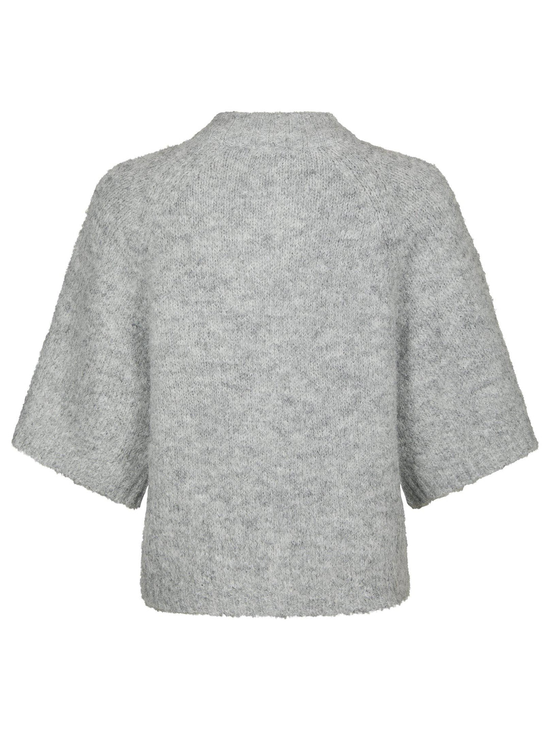 Benuta Fluffy Knit Cardigan Grey Melange