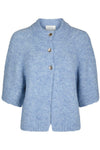 Benuta Fluffy Knit Cardigan Dusty Blue