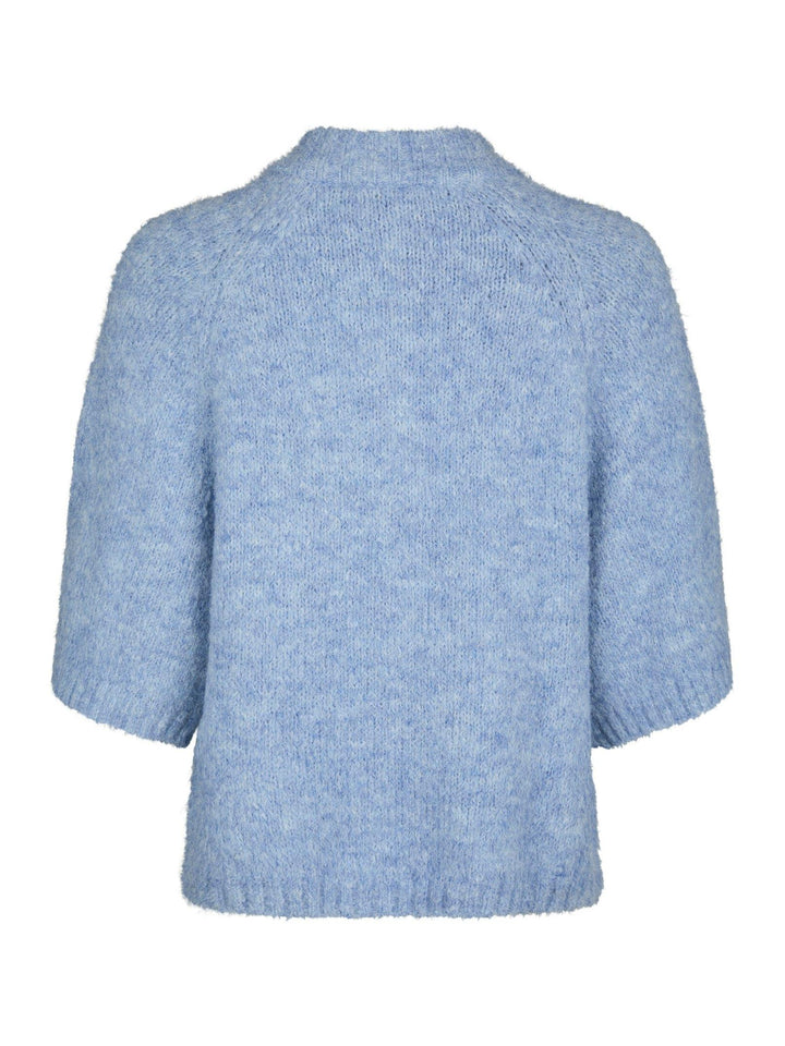 Benuta Fluffy Knit Cardigan Dusty Blue