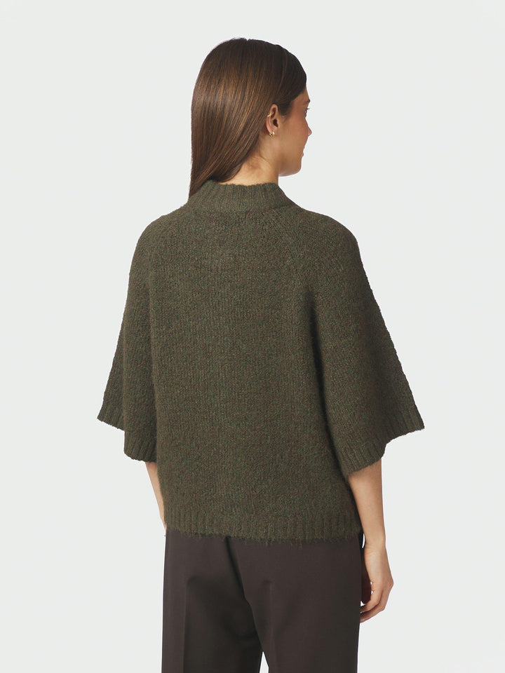 Benuta Fluffy Knit Cardigan Army