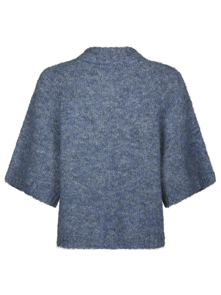Benuta Fluffy Knit Cardigan Smoke Blue