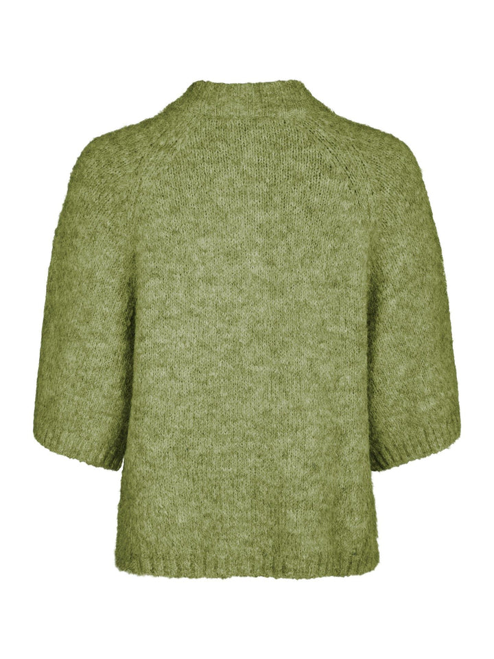 Benuta Fluffy Knit Cardigan Dusty Green