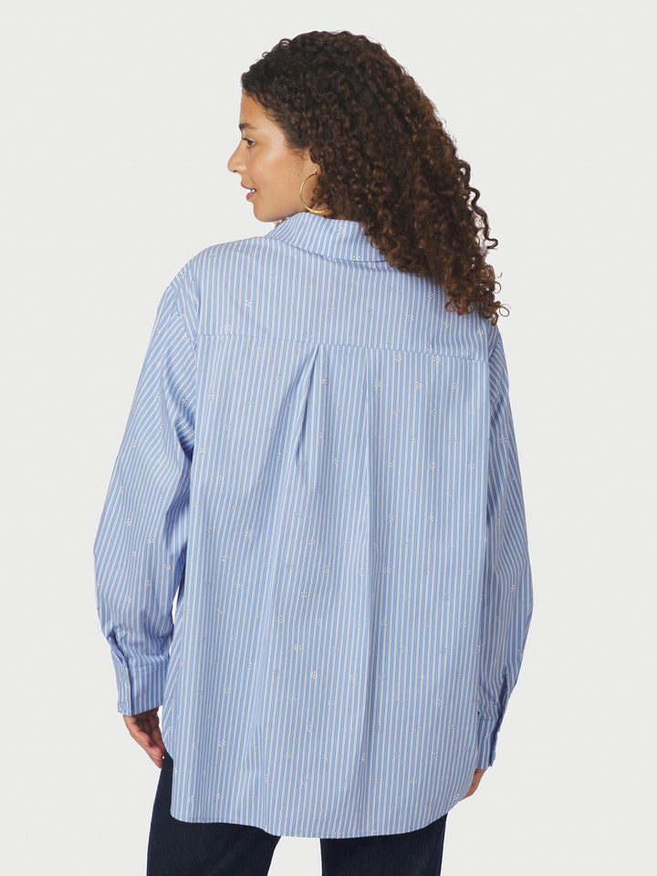 Dalma Decoration Shirt Light Blue