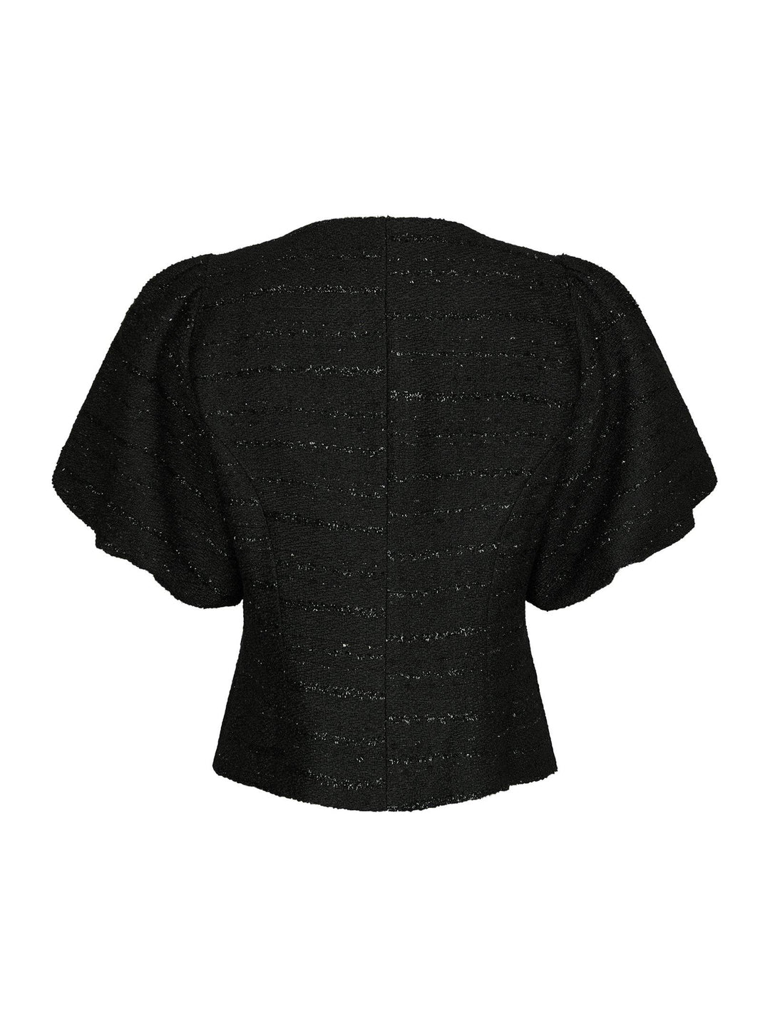 Anela Boucle Blouse Black