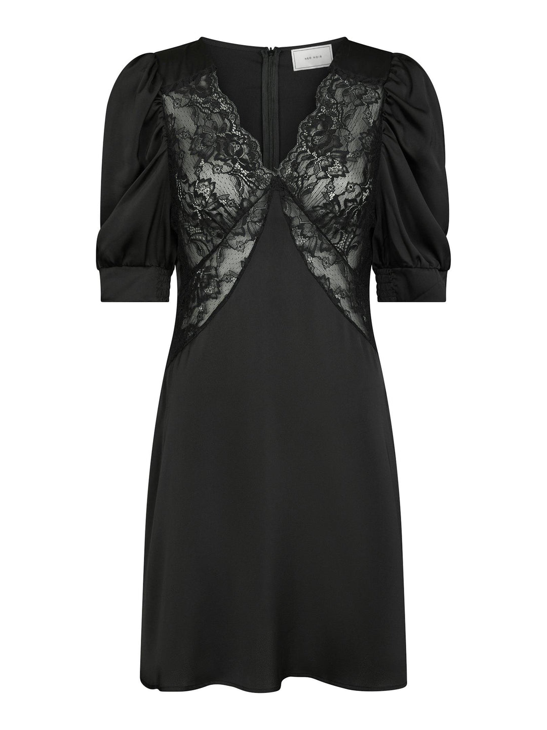 Alfia Lace Dress Black