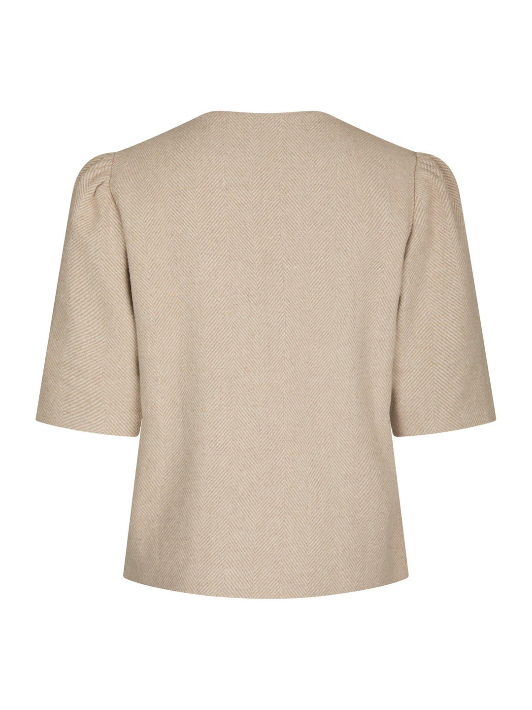 Xanthe Light Herringbone Blazer Sand