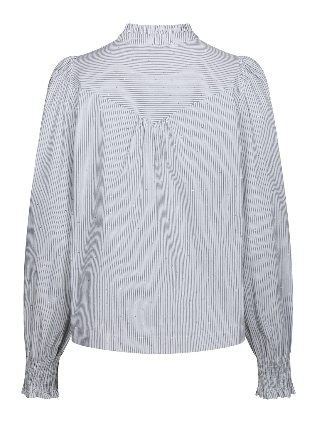 Astrida Stripe Stone Blouse White