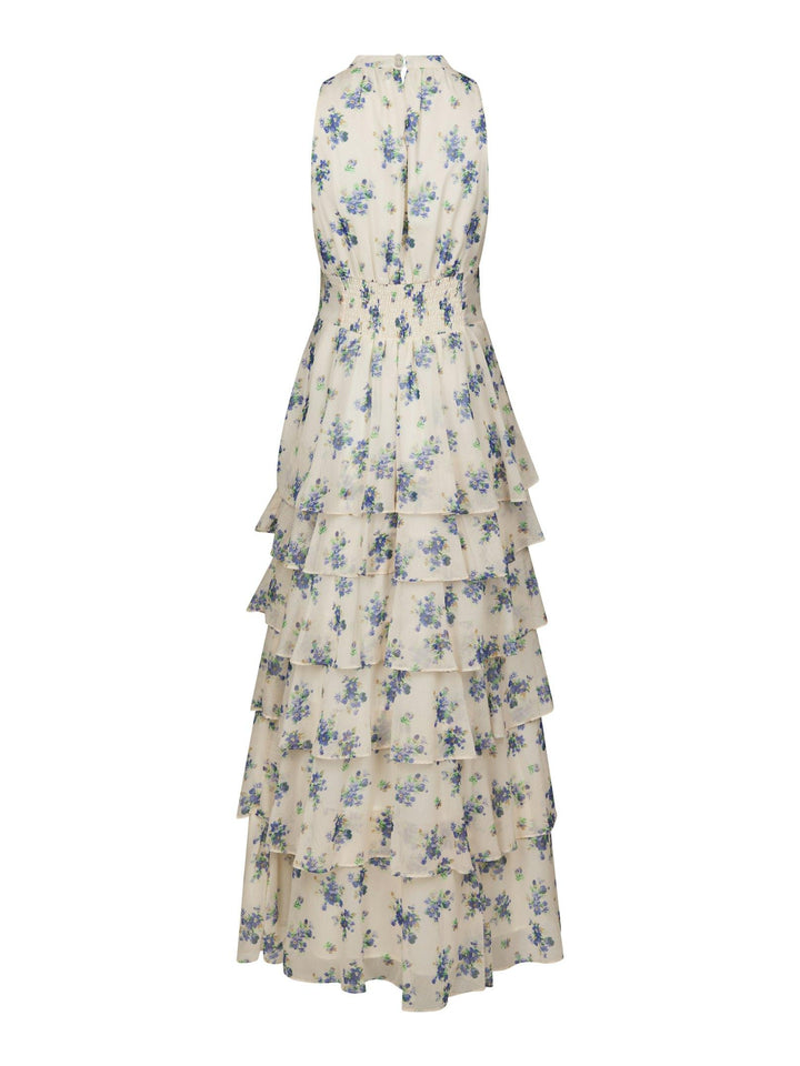 Marli Amazing Chiffon Rose Dress Light Blue
