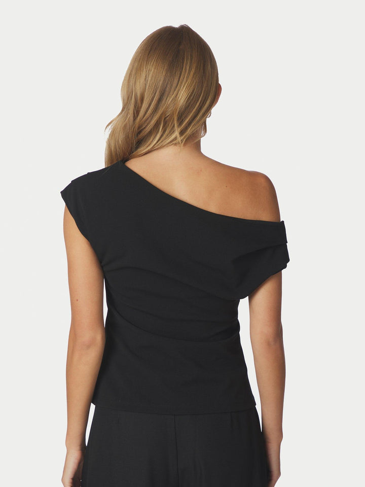 Mabelle Drapy Top Black
