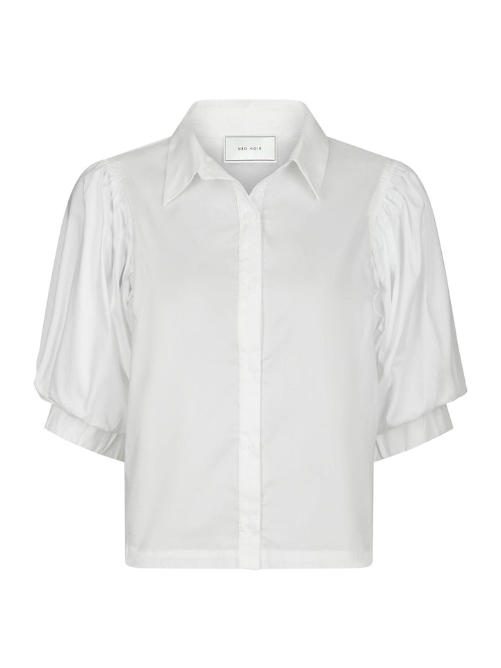 Etta Poplin Shirt White