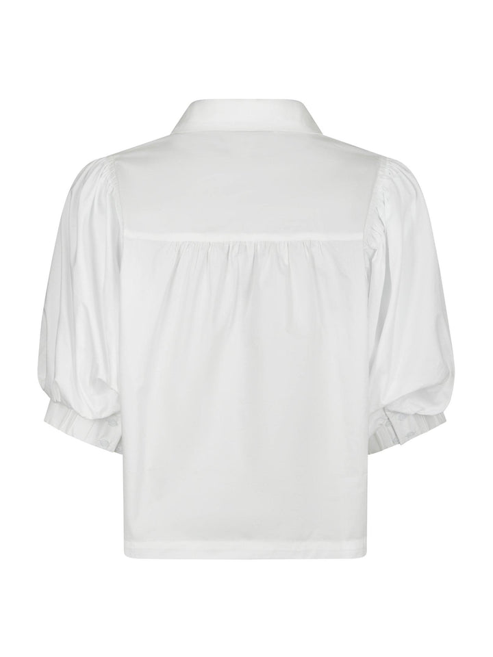Etta Poplin Shirt White