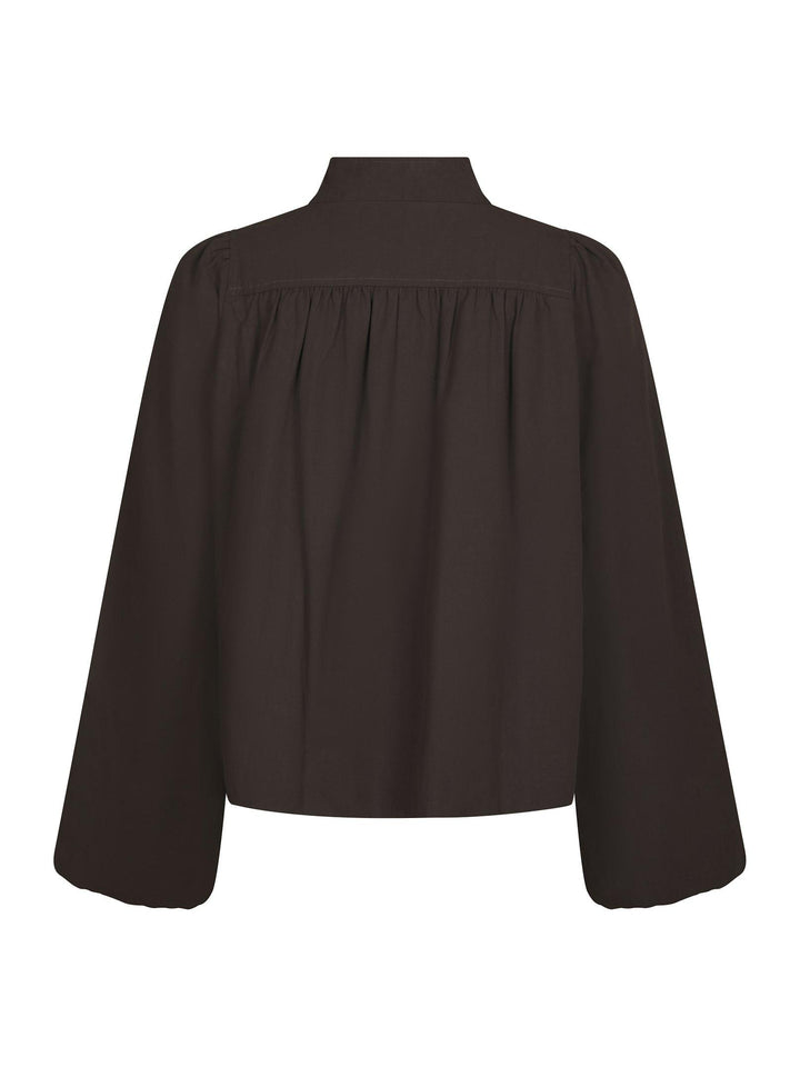 Tirsa Twill Jacket Dark Brown