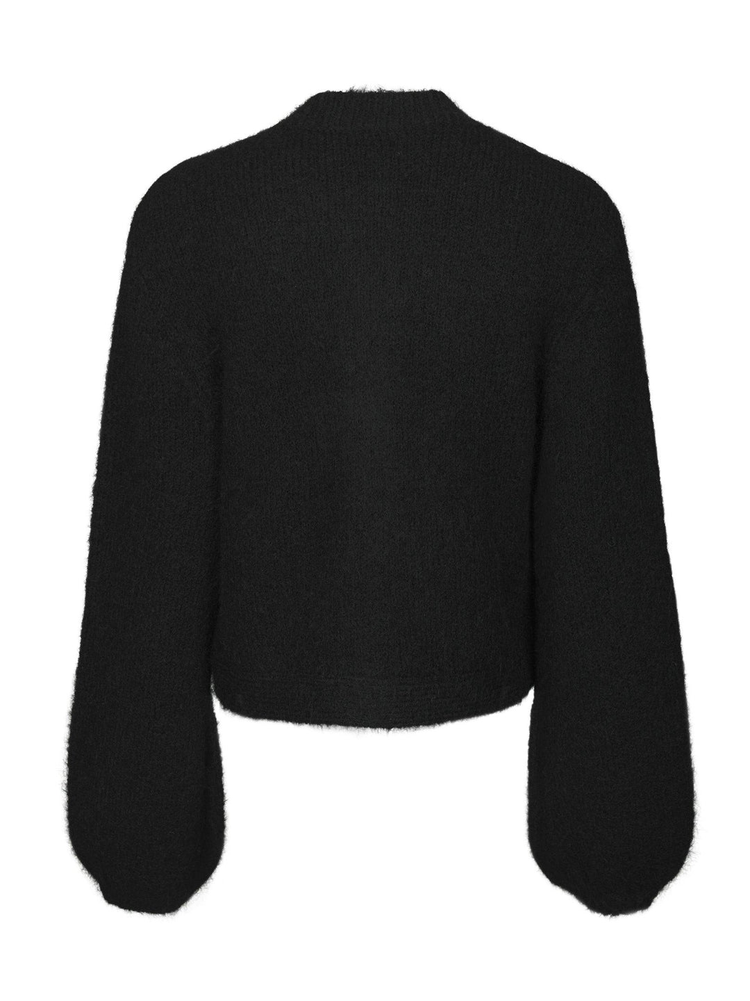 Gio Fluffy Knit Cardigan Black