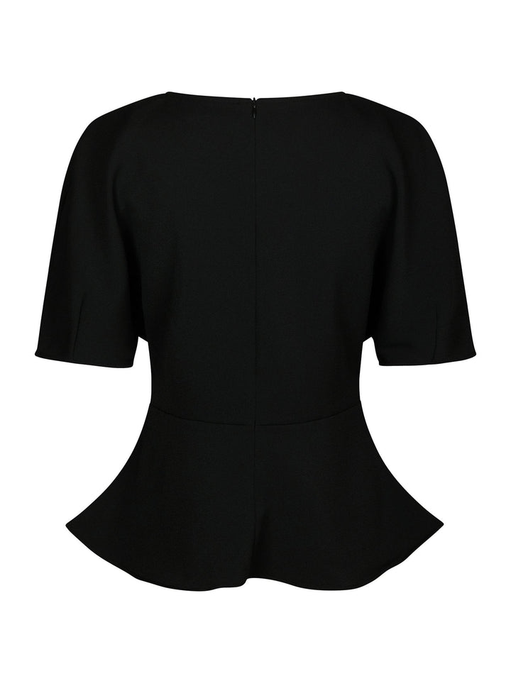 Josine Crepe Blouse Black