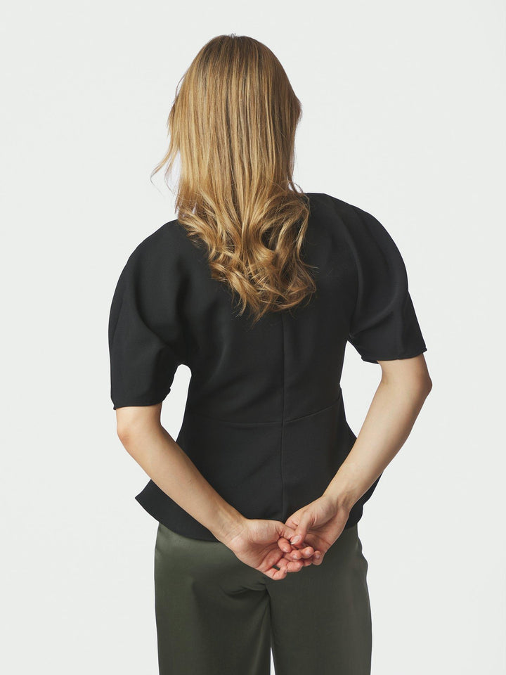 Josine Crepe Blouse Black
