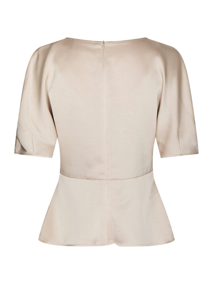 Josine Heavy Sateen Blouse Champagne