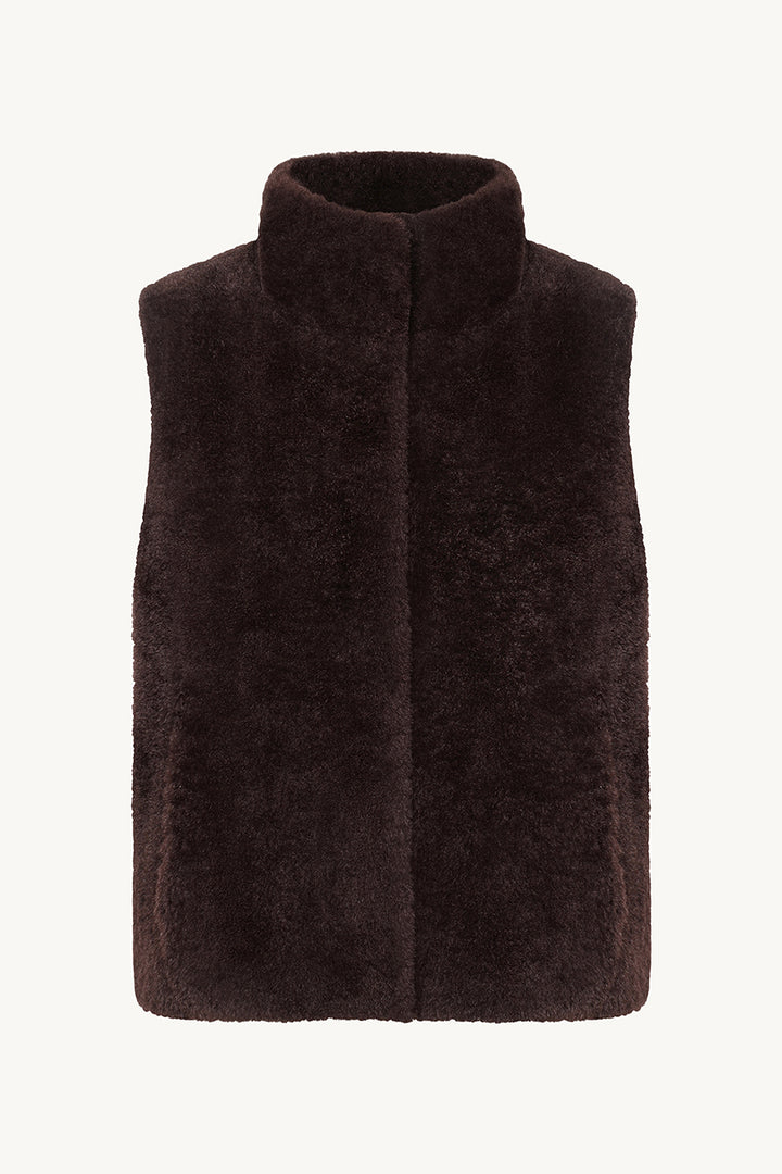 Olivija Waistcoat Chocolate
