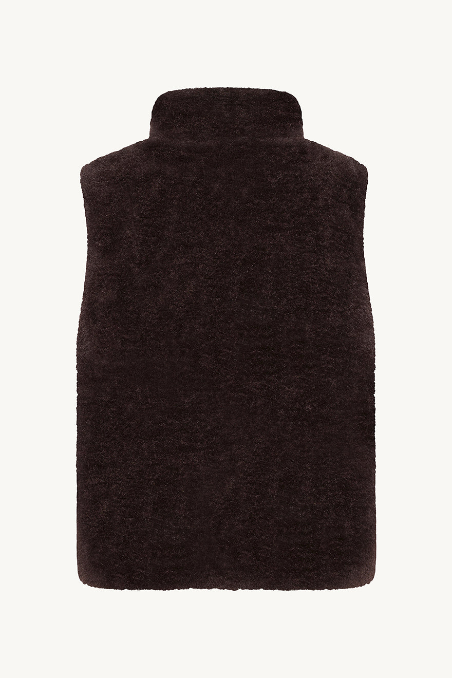 Olivija Waistcoat Chocolate