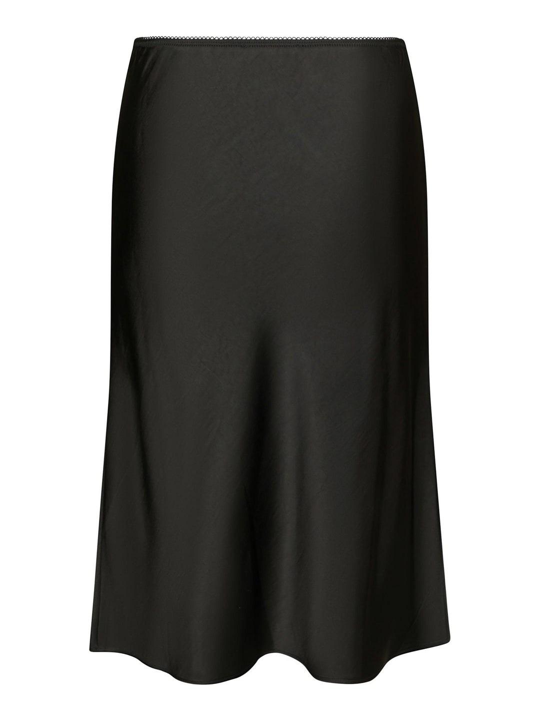 Mindie Heavy Sateen Skirt Black