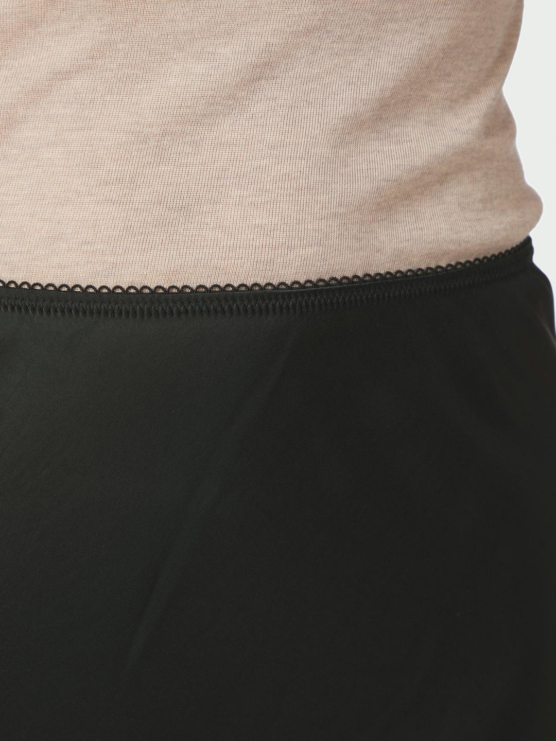 Mindie Heavy Sateen Skirt Black