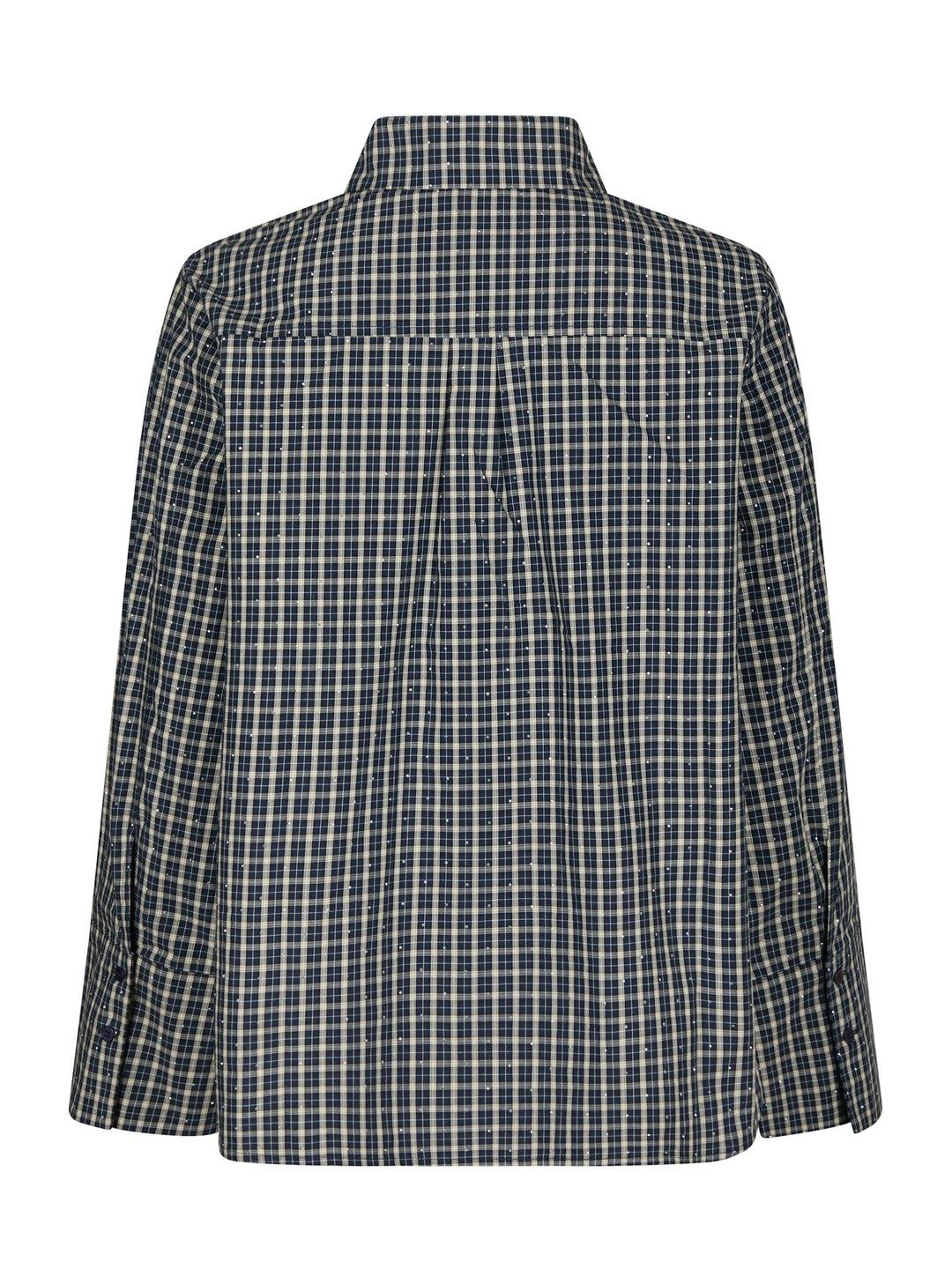 Drew Check Bedaz Shirt Dark Blue