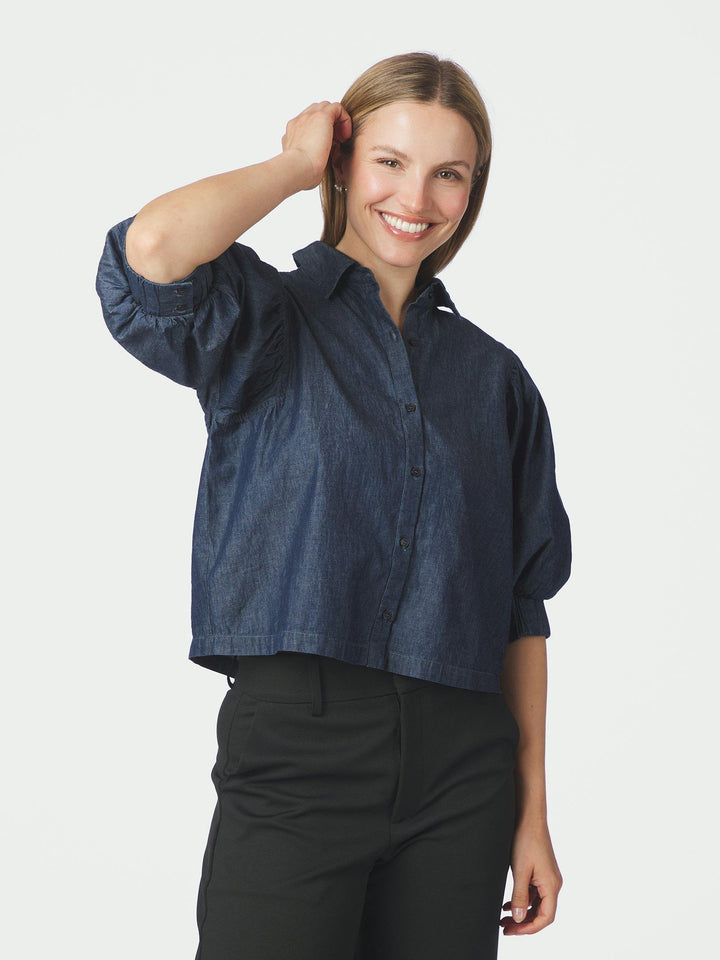 Etta Denim Shirt Blue