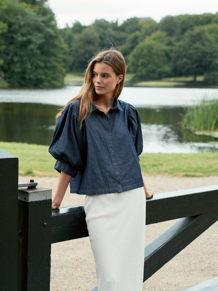 Etta Denim Shirt Blue