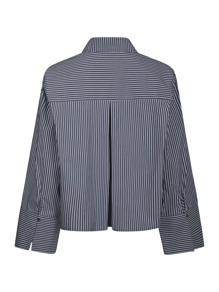 Jaylin Stripe Shirt Dark Navy