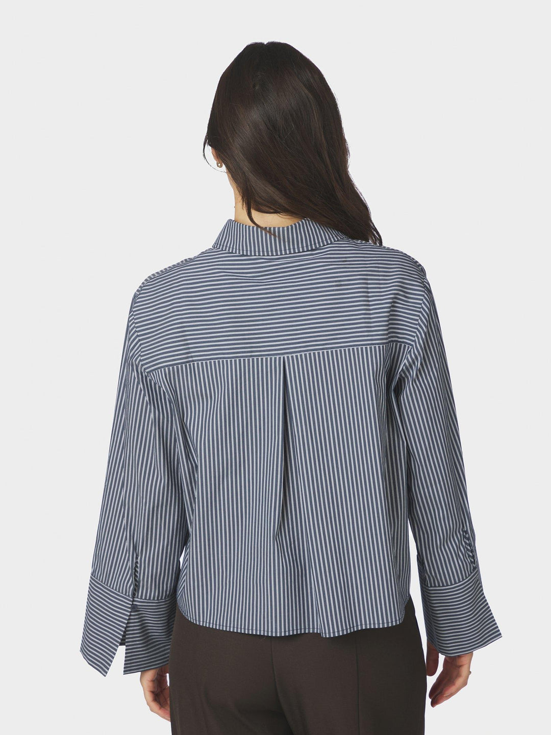 Jaylin Stripe Shirt Dark Navy
