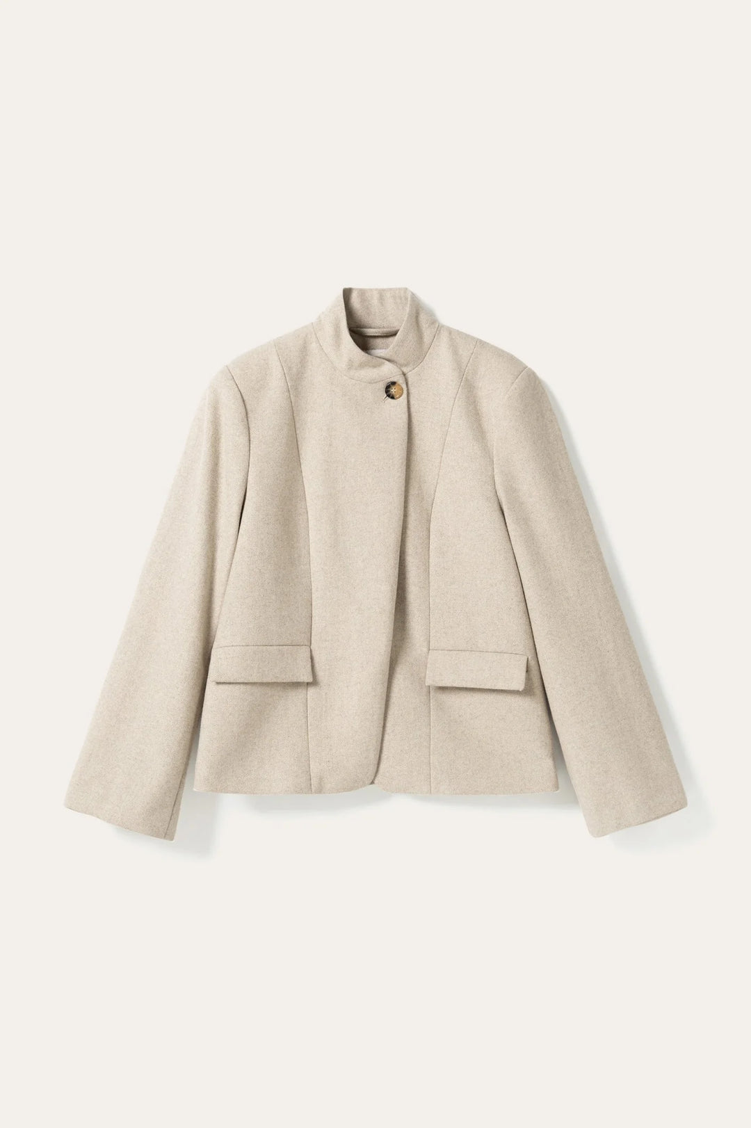 Monique Blazer Oatmeal Melange