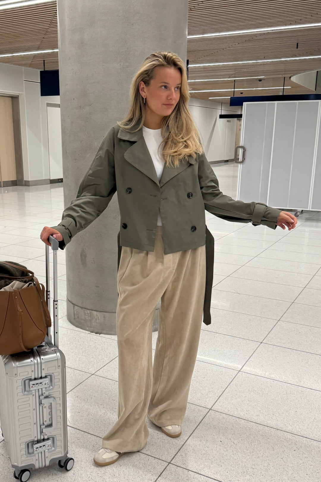 Alma Trenchcoat Green