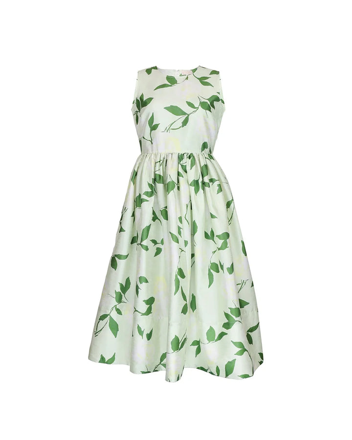 Taffeta Midi Dress Soft Pastel