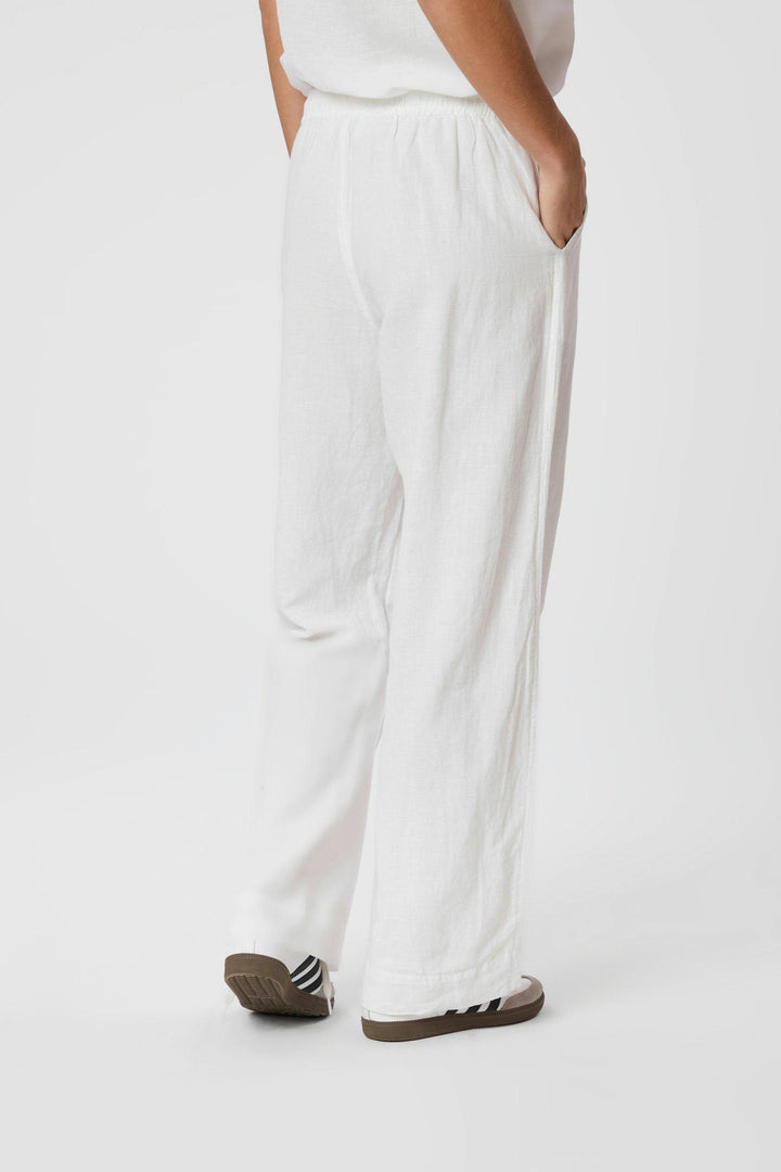 Sonar Linen Pants White