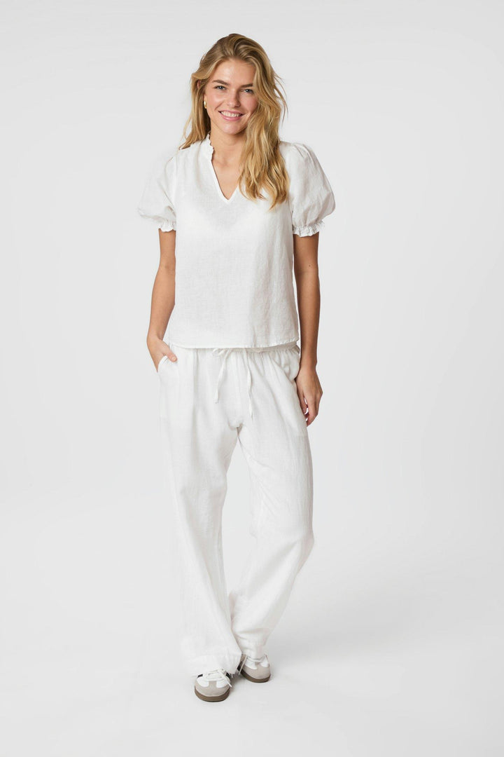 Sonar Linen Pants White