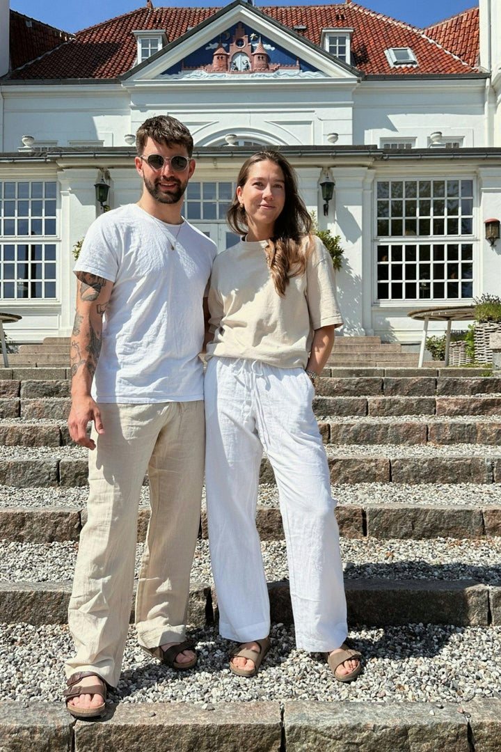 Sonar Linen Pants White