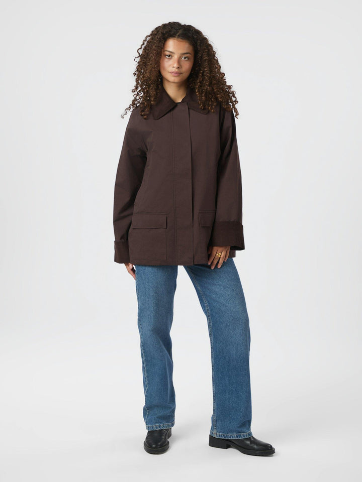 Anastacia Cord Jacket Brown