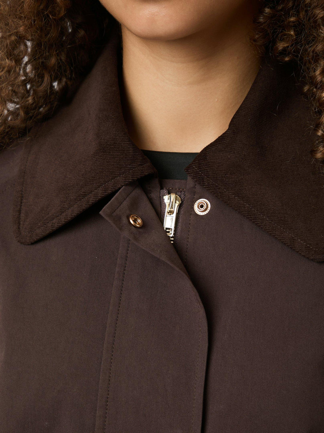 Anastacia Cord Jacket Brown