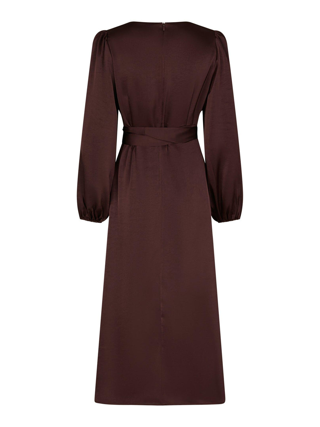 Rimini Heavy Sateen Dress Burgundy